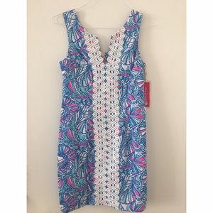 🆕 RARE Lilly Pulitzer Shift Dress in My Fans NWT