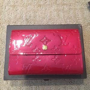 Monogram Red Cherry Blossom Louis Vuitton Wallet