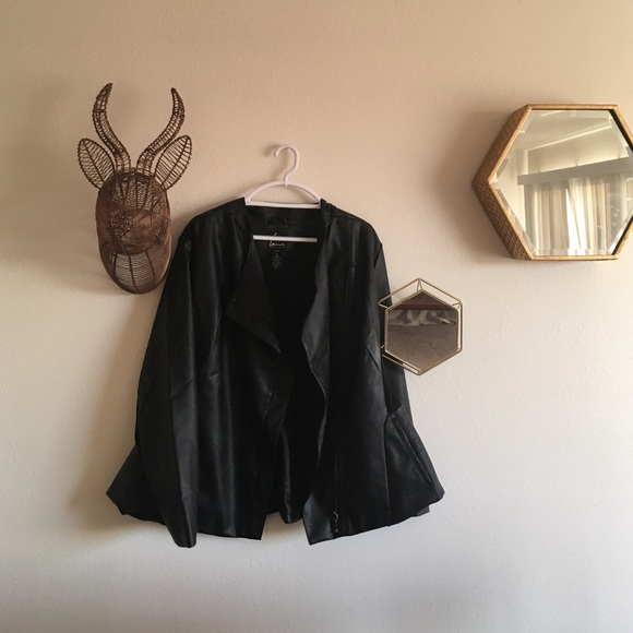Lane Bryant Faux Leather Jacket