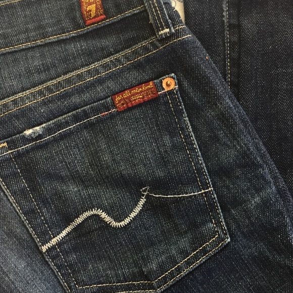 7 for All Mankind Straight Leg Jeans