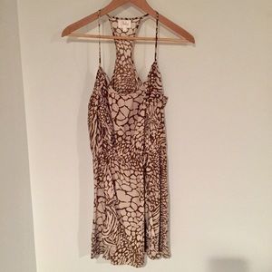 Parker racerback silk dress size S