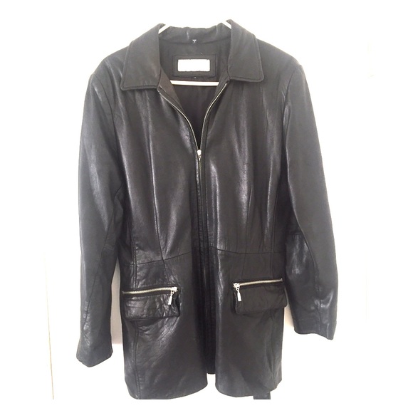Jones New York Leather Jacket