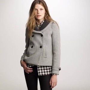 J.Crew Stadium Cloth Sasha Peacoat