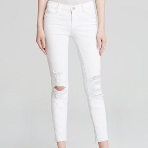 J Brand White Skinny Jeans