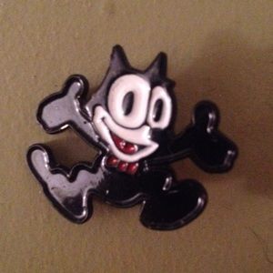 Vintage 1983 Felix The Housecat pin