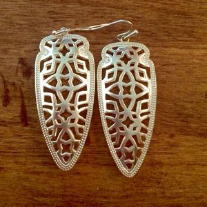 Kendra Scott Glam Rocks Sadie GOLD Toned Earrings