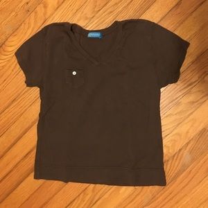 Brown tee shirt