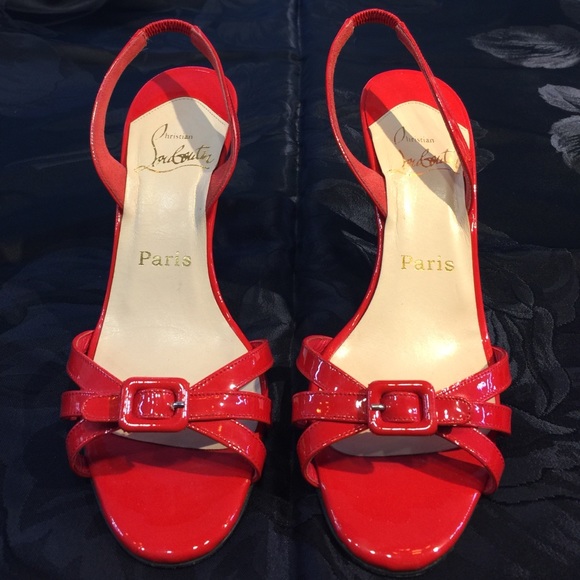 Red Strap Louboutin Heels