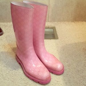100% authentic Gucci rain boots