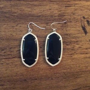 Kendra Scott Elle Gold Earrings in Black