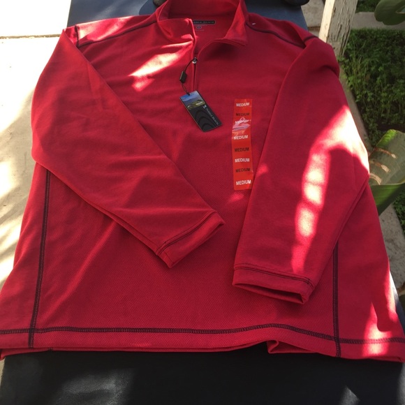 Pebble Beach deep red size medium new