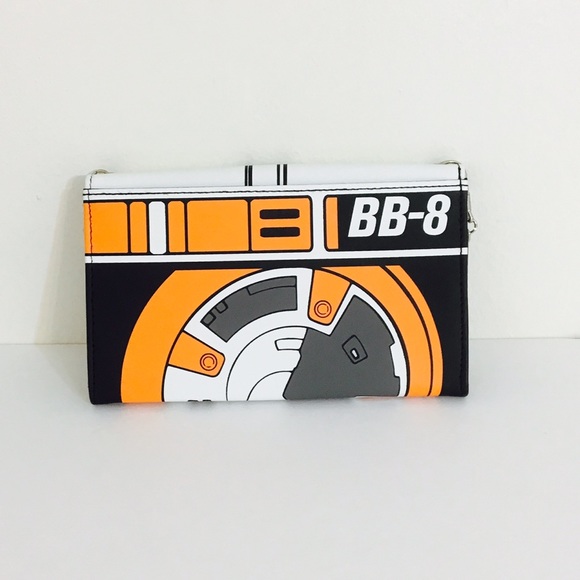 Star Wars BB8 Envelope Wallet with 48" Chain - Picture 2 of 4