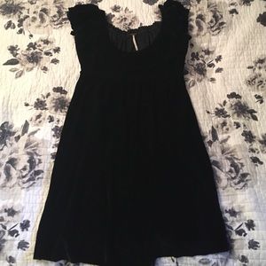 Free People Empire wasted Velvet dress