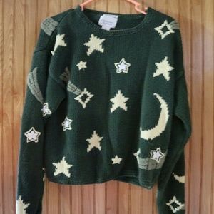 Moon and stars sweater