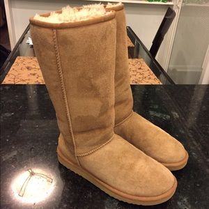 Authentic tall uggs, used, professionally cleaned