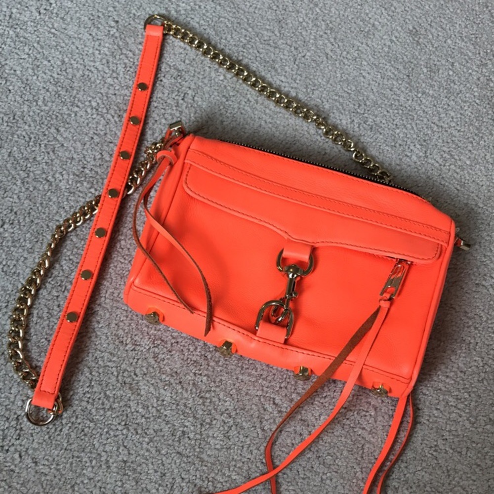 Rebecca Minkoff "Mini Mac" Crossbody bag Orange