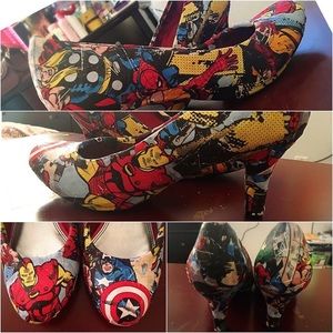 Custom Made Marvel Comics Heels!