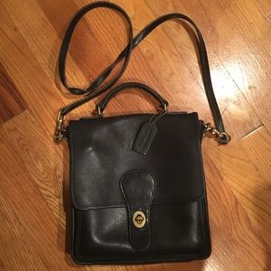 Vintage Coach Saddle Purse