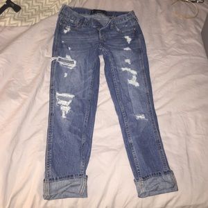 Hollister boyfriend jeans size 00