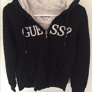 Guess zip up hoodie