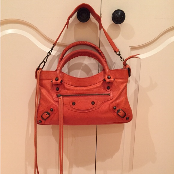Balenciaga Orange Classic First Bag