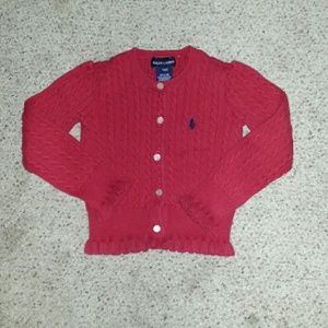 Girls cardigan sweater