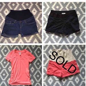 Maternity Bundle Tops Shorts