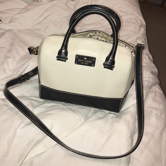 Kate Spade BLACK & WHITE bag.