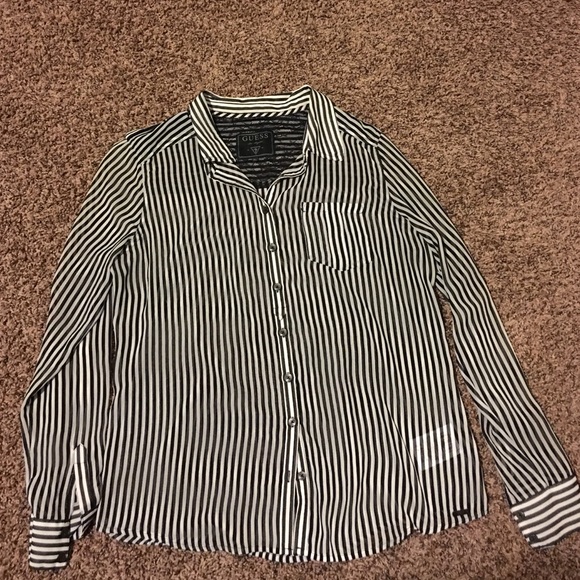 Women's sheer long sleeve shirt