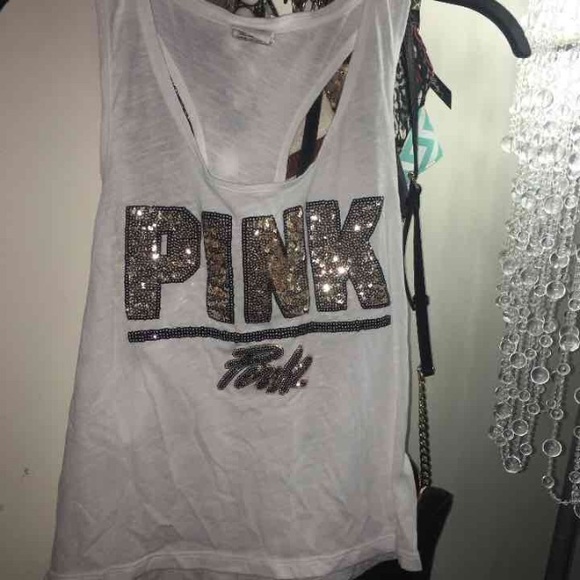 💖VS Pink bling tank💖