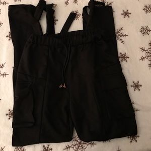 Fashion Nova Black High Waisted Joggers