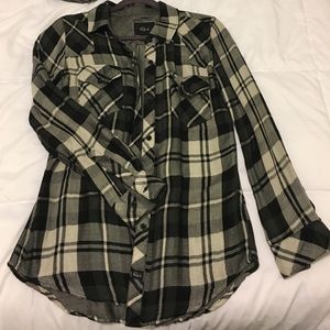 Rails Black/Gray Flannel