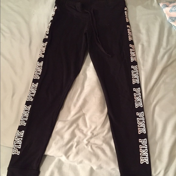 Victoria's Secret PINK logo leggings