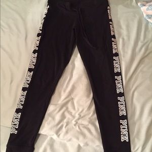 Victoria's Secret PINK logo leggings