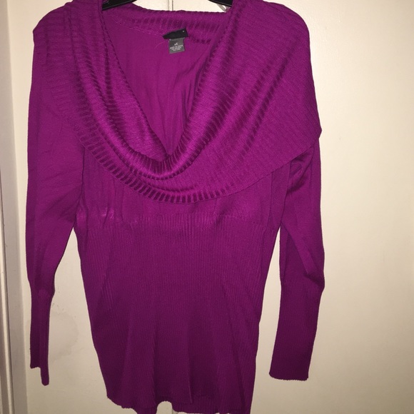 Cow neck sweater