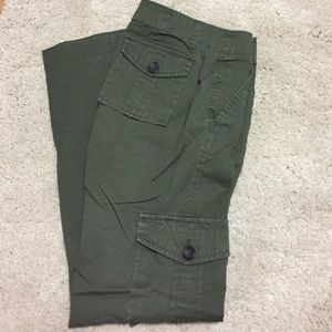 Banana republic cargo green pants