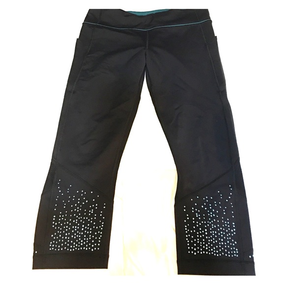 Lululemon Pace Rival Crop Lights Out