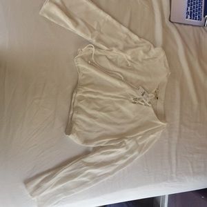 pac sun flowy boho crop top