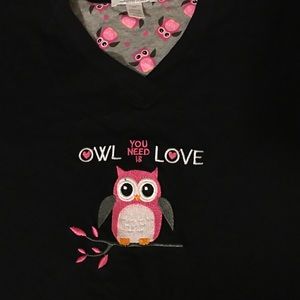 Black comfy cotton pajama.