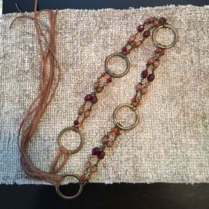 Decorative beaded belt