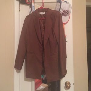 Brown forever 21 blazer. Never worn