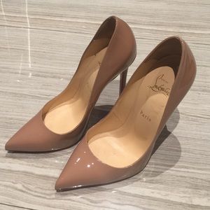 Louboutin So Kate Nude 12 mm size 40