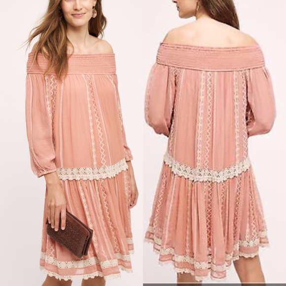 Anthropologie Dresses - Last 1! Anthropologie Off Shoulder Dress Anthropologie Dresses - Last 1! Anthropologie Off Shoulder Dress