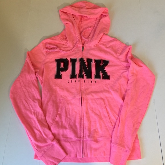 PINK Victoria's Secret Tops - VS Pink Hoodie Jacket, size small.