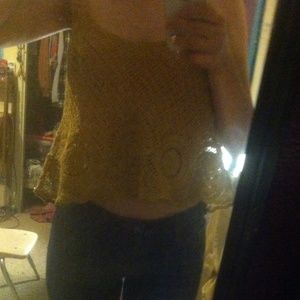 Handmade sunshine crochet top ☀️