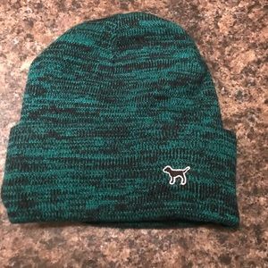 Green and black pink toboggan