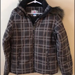 Columbia puffy down jacket