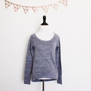 {Athleta} | Heather Gray Athletic Pullover