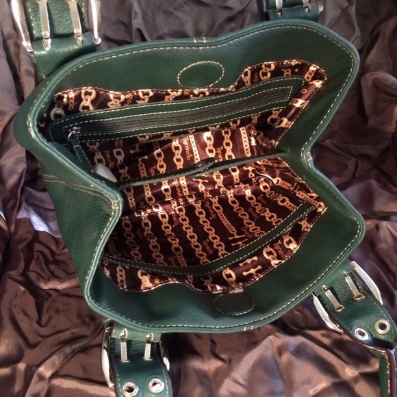 Teal Tignanello Perfect 10  Purse New w/out tags!! - Picture 4 of 4