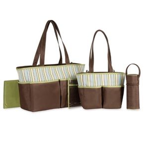 NWT Koala Baby Multitasker 5-Piece Diaper Bag Set